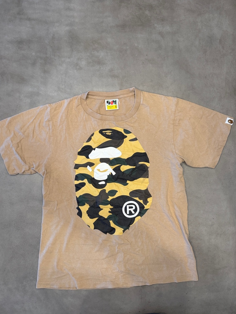 BAPE 1st Camo Big Ape Head Tee